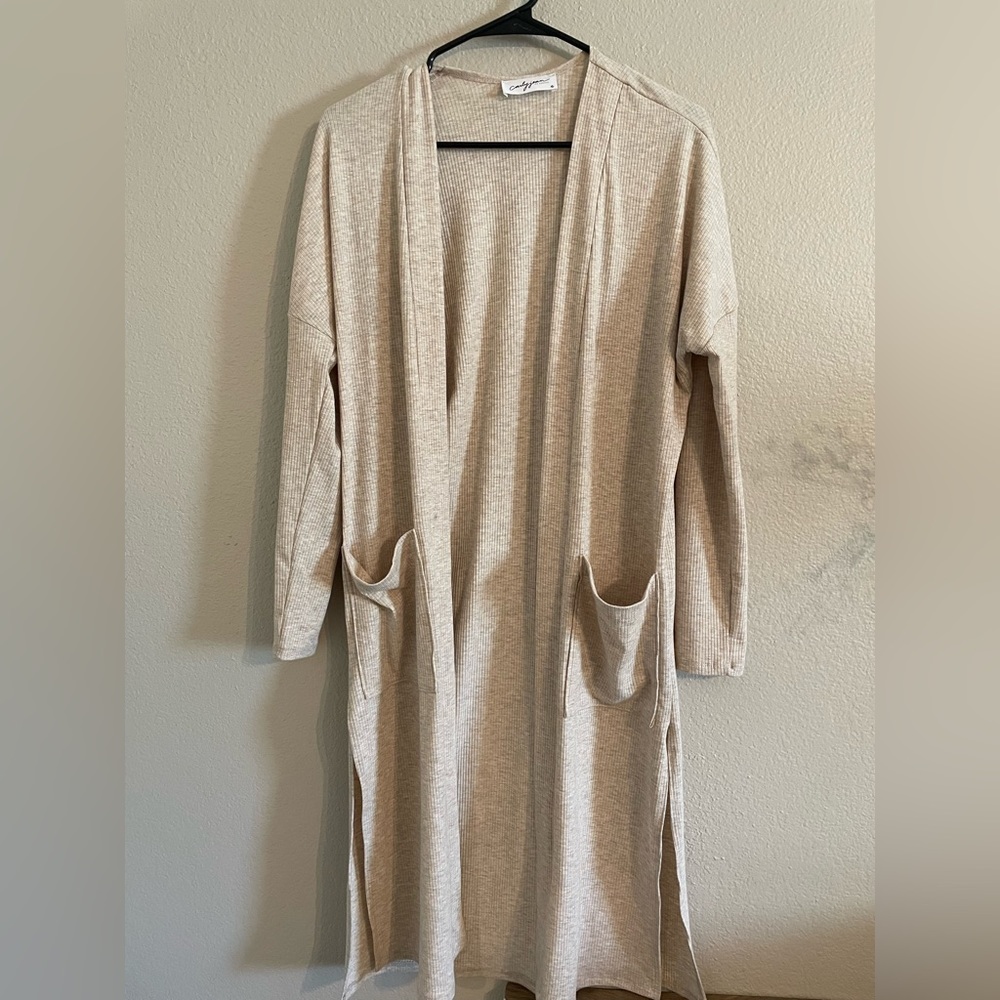 Essentials ribbed cardigan